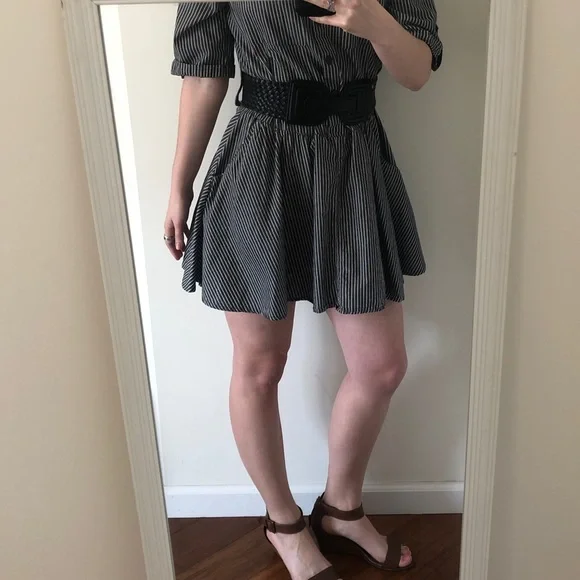 BaileyGirl Striped Shirt Dress - Picture 12 of 16